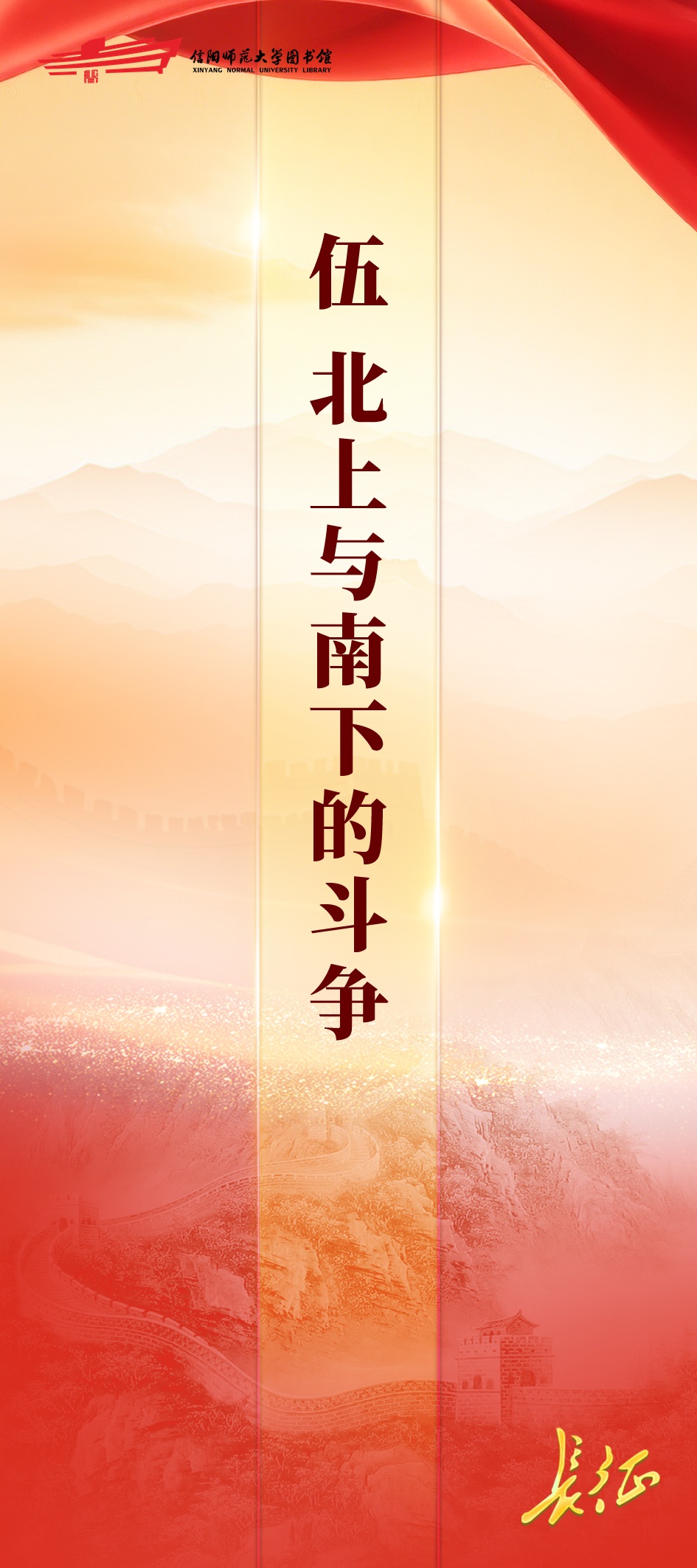 信仰如炬——纪念红军长征胜利90周年专题展五：北上与南下的斗争