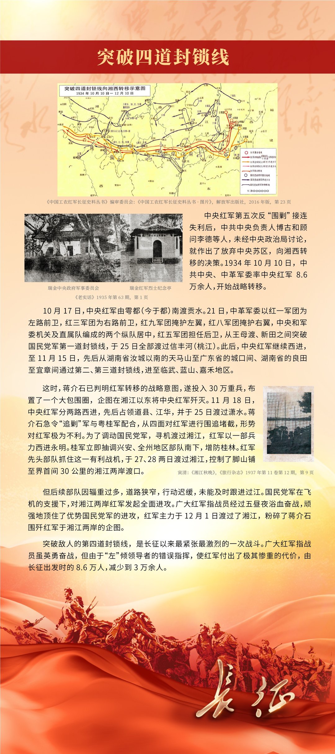 突破四道封锁线